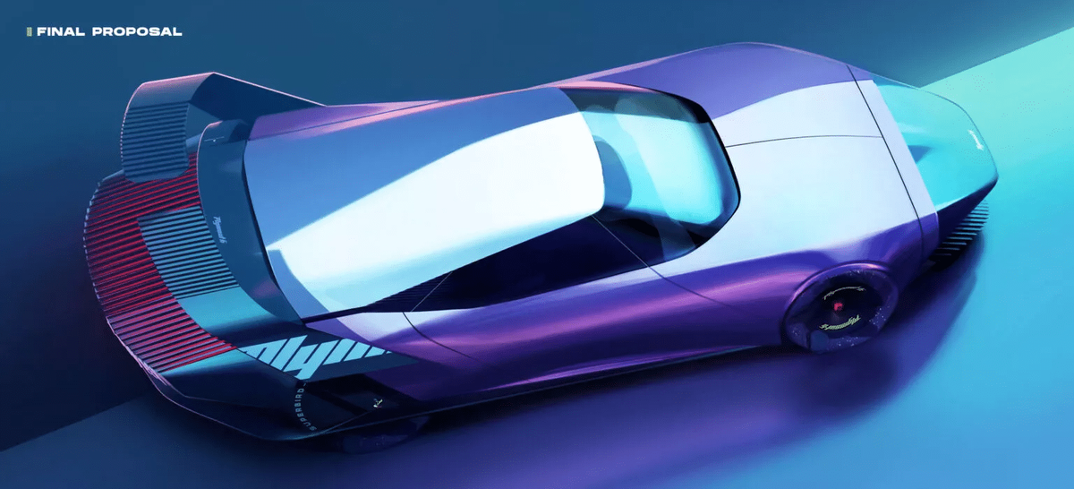    Plymouth Superbird EV 2045 / © Hayden Ahn