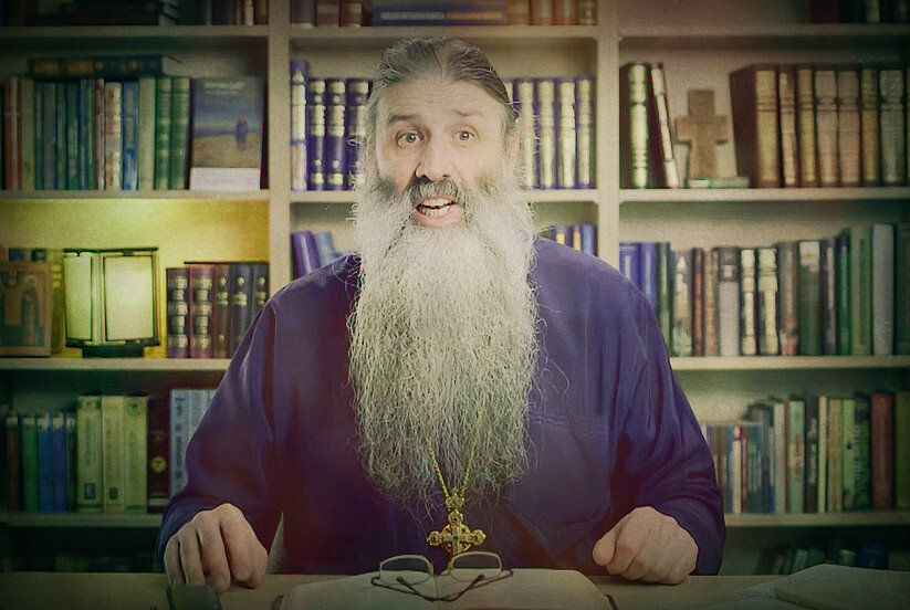 Протоиерей Максим Первозванский, скриншот из видео