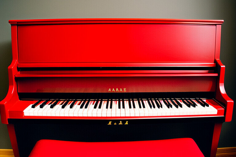 Красное пианино