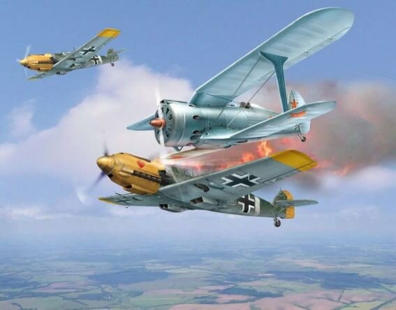 "Мессершмитты" Bf-109E приняли участие в Великой Отечественной войне с первого дня