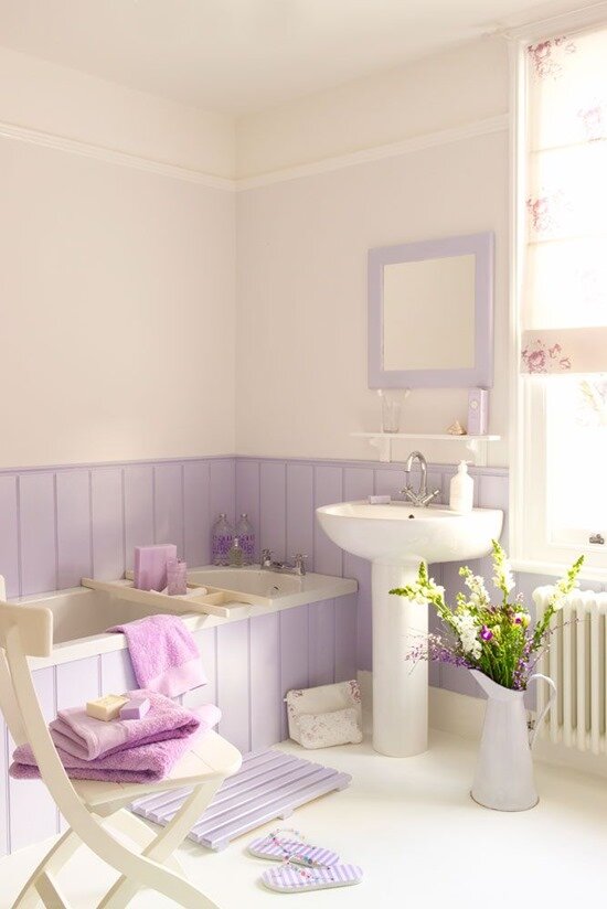 Дизайн ванной комнаты в светлых тонах: фото