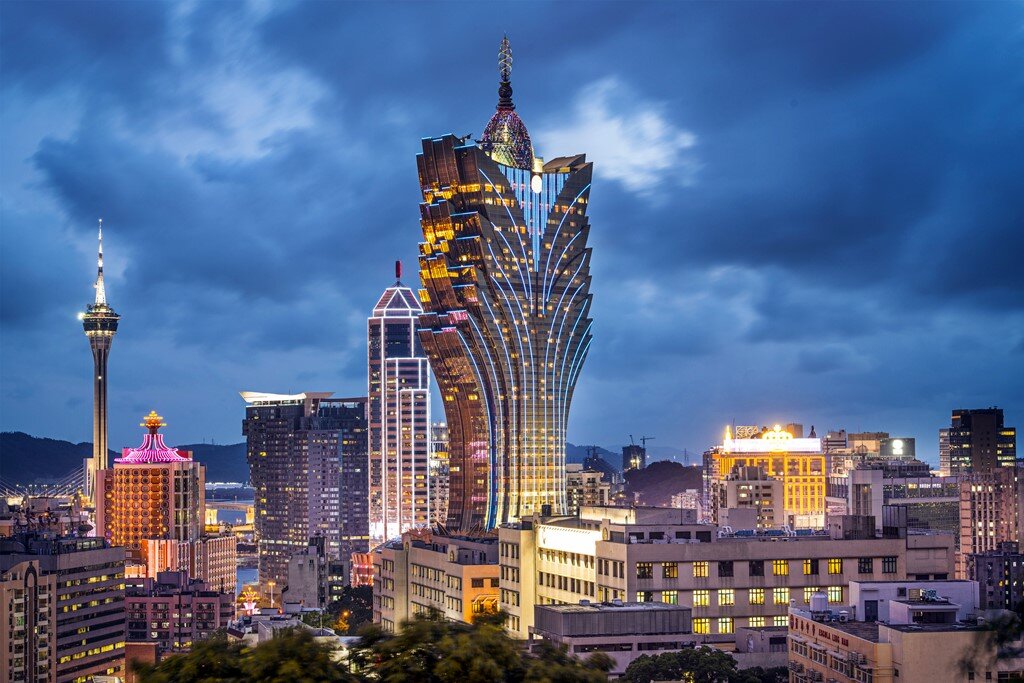 Вечерняя панорама города