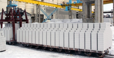  Готовый силикатный кирпич