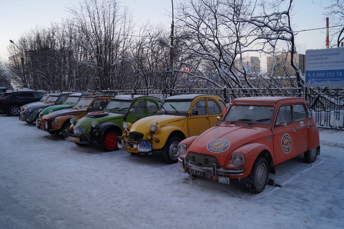 Зимний рейд гадких утят Citroen 2CV на Мурманск | Артем Хохолев | Дзен