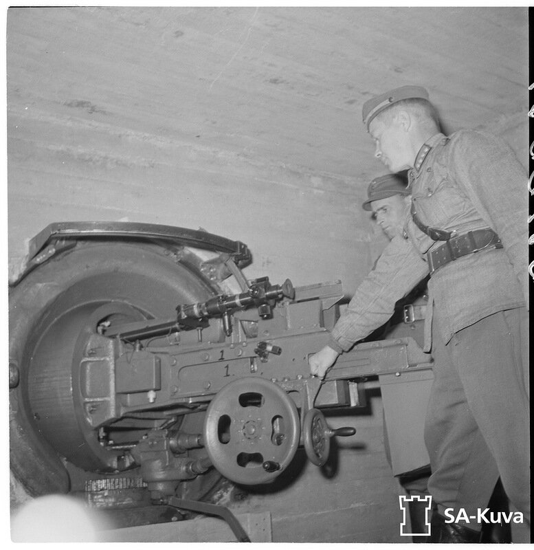 Вид внутри финского каземата с Л-17