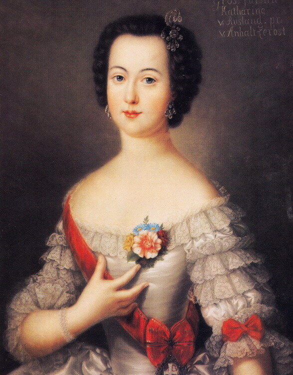 Екатерина II в молодости