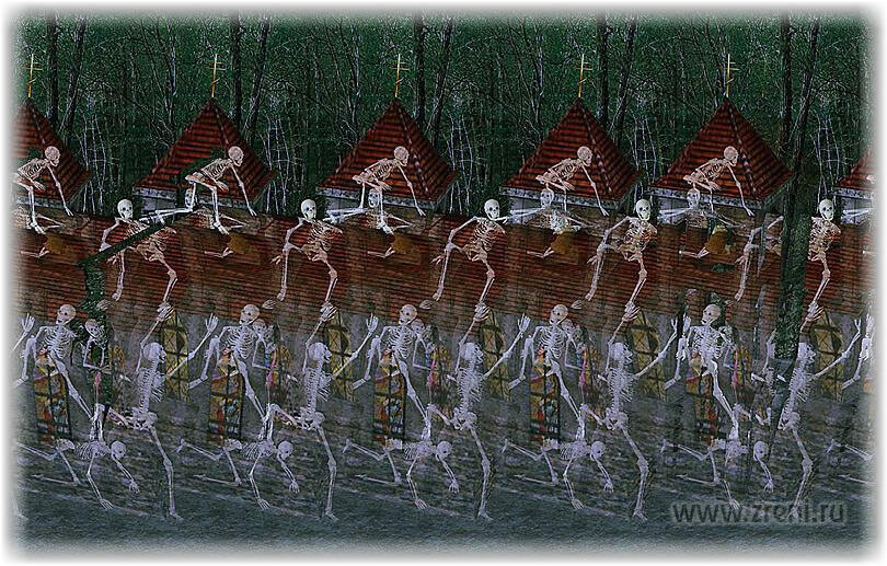 Нападение скелетонов ☺