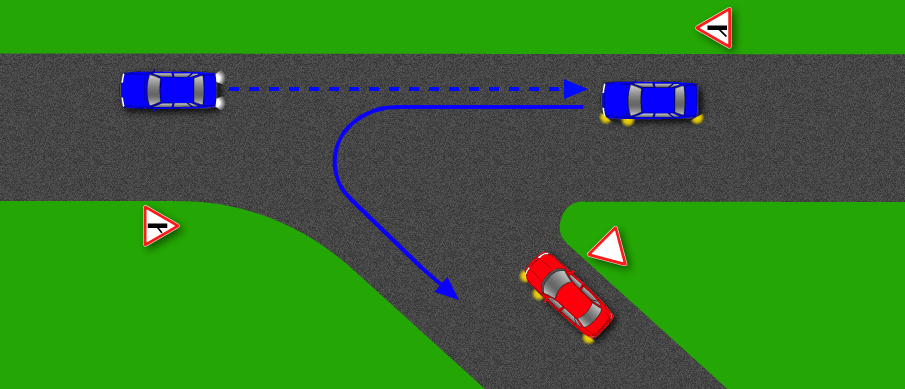 Разрешили маневр на перекрестке. Т образный перекресток поворот налево с главной. Разворот на т образном перекрестке. У образный перекресток. Поворот на т образном перекрестке.