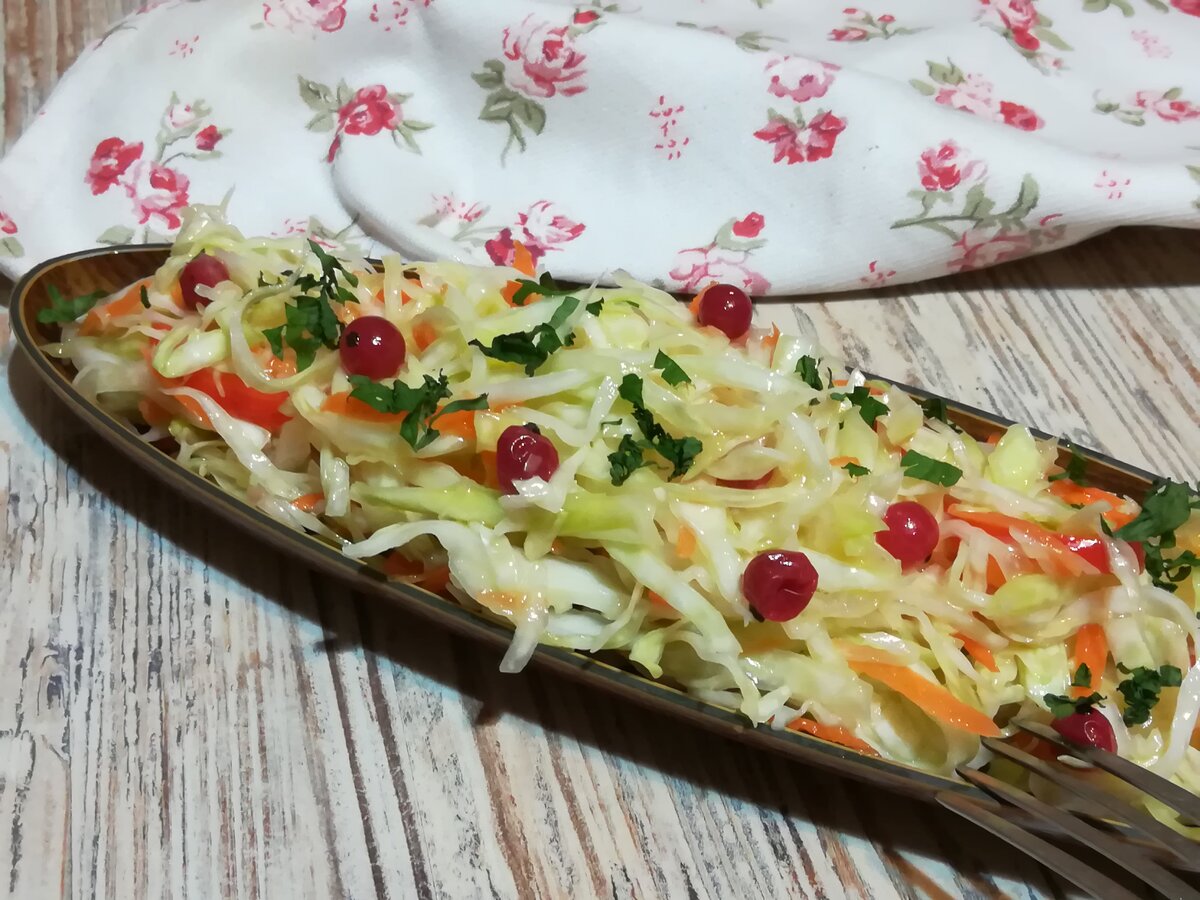 Капуста провансаль кусочками