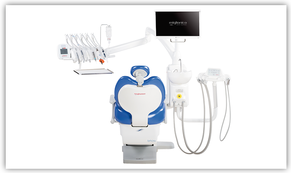 Ценность и цена - разные вещи. МНОГИЕ ЗАДАЮТСЯ ВОПРОСОМ - КАКИМИ ХАРАКТЕРИСТИКАМИ ДОЛЖНА ОБЛАДАТЬ  КАЧЕСТВЕННАЯ СТОМАТОЛОГИЧЕСКАЯ УСТАНОВКА?  В ПЕРВУЮ ОЧЕРЕДЬ РЕКОМЕНДУЕМ ОБРАТИТЬ ВНИМАНИЕ НА СЛЕДУЮЩИЕ КРАЙНЕ ВАЖНЫЕ ПУНКТЫ:  - КАЧЕСТВО СБОРКИ И МАТЕРИАЛОВ
- УДОБСТВО И ЭРГОНОМИКА
- НАДЕЖНОСТЬ 
- ДОСТУПНАЯ ЦЕНА
- БЕЗОПАСНОСТЬ ( ДЛЯ ПАЦИЕНТА , ДЛЯ ВРАЧА , ДЛЯ ОКРУЖАЮЩЕЙ СРЕДЫ)
- ФУНКЦИОНАЛЬНОСТЬ

- СОВРЕМЕННЫЙ ДИЗАЙН
- СЕРВИСНОЕ ОБСЛУЖИВАНИЕ ВЫСОКОГО КЛАССА
- СРОК ГАРАНТИЙНОГО ОБСЛУЖИВАНИЯ

Мы понимаем что есть разные типы клиентов и для каждого из них существуют свои ценовые предложения. Для каждого клиента мы стараемся детально донести ценность товара, чтобы сформировалось понимание из чего складывается стоимость продукции.
Клиент MIGLIONICO - это врач, для которого цена является не единственным решающим фактором. 
Перед тем как  начинать знакомство , нам необходимо понять - что именно нужно доктору?
Как правило, это оптимальное соотношение между качеством, технологией, эргономикой, экономией. 
У каждого имеется определенный бюджет, а так же определенные требования. Наша задача донести до клиента истину о том, что мы смотрим на проблему его глазами.  
Итак, немного истории:
Производство полностью находится в Италии, все процессы от проектирования , до изготовления, а так же  контроля - производятся исключительно внутри компании. 
Компания МIGLIONICO ( читается  МИЛЬОНИКО  ) - постоянный участник всех международных выставок , в том числе в Москве. Продукция компании существует на Российском рынке уже более 8 лет.   
Владелец  компании Giuseppe Miglionico (Джузеппе Мильонико),  в  прошлом инженер известного бренда , производящего стоматологические установки, разработал их, имея цель приблизить к идеалу конечный продукт, как с пользовательской точки зрения, так и с точки зрения их обслуживания. Все направлено на то, чтобы доктор мог качественно выполнить свою работу, а техник - быстро устранить проблему, если таковая возникает.    
К дешевым установкам не предъявляют таких требований - никто не думает насколько удобно обслуживание установки, как добираться до деталей, легко ли их заменить. Однако любой владелец стоматологической клиники заинтересован в том, чтобы проблема была решена как можно быстрее , так как время - это деньги!
В России, на сегодняшний день зарегистрированы две модели – NICE GLASS, NICE TOUCH. 

Качество
Установка произведена из : 
- алюминия и стали  (кресло) 
- полиуретана (столик врача, полиуретановые кожухи) 
- все полиуретановые детали красятся вручную , краска не меняет цвет при использовании дезинфицирующих средств) , окрашенные детали сохраняют идеально белый цвет, в отличии от пластика , который не красят и он желтеет с течением времени. 
Материал полиуретан прочнее чем пластик и изначально стоит существенно выше за счет своих характеристик.  

Удобство и эргономика
Кресло пациента управляется с блока врача, столика ассистента, или педали. Плавное движение, без рывков. 
-  4 программируемые позиции
-  позиция Трeнделенбурга подлежит корректированию.
-  положение полоскания подлежит корректированию.
-  подголовник позиционируется в 3-х плоскостях  
- Дешевые установки сложны в ремонте, к деталям бывает сложно добираться (одноразовые защелки, слабые редукторы давления, плохие шланги системы аспирации рассыхаются, мало мощный светильник врача , замена светильника может  быть проблемой из-за проводки низкого качества, маломощного трансформатора - замена требует вмешательства высоко оплачиваемого квалифицированного специалиста , в противном может привести к потере гарантии). Этого всего не должно быть в установке, заявленной, как качественная.
Гидроблок - электронные платы отделены перегородкой отводной системы. Доступ к внутренним частям установки продуманный и очень легкий.
Система безопасности - защита от автоматических повреждений: на спинке кресла, нижней платформе, плевательнице  и рукаве ассистента установлены датчики.
Плевательница - поворотная на 180 , выполнена целиком из керамики, обеспечивает удобный доступ врача, автоклавируемая , сьемная. 
Съемные и автоклавируемые элементы: 
Качественная установка должна иметь много съемных автоклавируемых элементов.
MIGLIONICO :
ручки столика врача и ассистента, краники подачи воды вплевательницу, коврик под инструменты, плевательница –  все части легко снимаются
Безопасность для окр. среды - сепаратор для амальгамыMETASYS .3. обивка - бесшовная , лучше дезинфецируется , материалсинтетитеческий - не впитывает влагу.
Кроме того, обивка анатомическая для поддержки пояснойзоны ( ЭРГОНОМИКА ДЛЯ ПАЦИЕНТА )
- Система антивсасывания жидкостей .- Система дезинфекции: 
В базовой комплектации установка подключается к водопроводной воде. Если она не безопасна (чаще всего) ,можно установить :
- автоматическую систему , смешивающую дезинфецирующую жидкость и водопроводную воду , которая подается на инструменты. (зарегистирована  в России, но необходимо следить за наличием дезинфецирующего раствора и приобретать только у Мiglionico или использовать жидкость , рекомендуемую производителем )
- бутылка под дистиллированную воду, встраиваемую в гидроблок.  Дистиллированная  вода не является дезинфецирующим раствором, для спец. растворов - дезинфецирующих /заживляющих используется физиодиспенсер, который подключается к микромотору /скалеру/турбине .
Столик врача на 6 инструментов.
Шланги  - мягкие, эластичные , надежные . натягиваются без усилий, без фиксаторов, т.к нет обратного движения. (97 см от столика врача).

Пульт управления ассистента на штанге с двойным соединением и многофункциональной  клавиатурой.
Клавиатура управления сенсорная ,  в стекле (лучше , чем мембранные клавиатуры, более долговечная и лучше дезинфецируется, более современная)  
Сенсорный пульт врача, плата прочно инкапсулирована, надежно защищена от попадания влаги и случайных несанкционированных манипуляций - открыть может только обученный персонал. (технология аналогична IPhone )  Имеется возможность блокировать клавиатуру для осуществления дезинфекции.
Пульт ассистента блокируется на 20 сек. при одновременном нажатии кнопок подача горячей воды в стакан и подача воды в плевательницу, в этот промежуток времени светодиодные индикаторы мигают

Штанга с двойным соединением обеспечивает удобный доступ к голове пациента .
В стандартном варианте - без контроля высоты, есть также пантографический рукав ассистента - что позволяет контролировать высоту панели ассистента (что удобно, если врач работает без ассистента).
Благодаря  сенсорной системе активации , отсутствию переключателей - легко осуществлять дезинфекцию, два свободных отверстия для дополнительных инструментв.  
Всего производится 2 модели , они различаются только по программному обеспечению , по управлениюинструментами .
Модель NICE GLASS оборудована:
Клавиатура управления сенсорная ,  в стекле (лучше , чем мембранные клавиатуры, более долговечная и лучше дезинфецируется, более современная -  ТЕХНОЛОГИЯ - сенсорный экран, плата прочно инкапсулирована, надежно защищена от попадания влаги и случайныхнесанкционированных манипуляций - открыть может толькообученный персонал. (технология IPhone ) ) 
Перед обработкой пультa управления сенсорного дисплея, следует активировать блокировку кнопок.

КЛАВИАТУРА УПРАВЛЕНИЯ : управление креслом ,  регулировка мощности скалера, контроль  оборотов микромотора, программирование времени подачи хол./ гор. воды в стакан пациента , вкл.,/ выкл. светильника, реверса оборотов микромотора. Встроенный негатоскоп 5x7. Поднос для инструментов.
В базовую модель входят турбинный модуль, модуль микромотора BIEN AIR MCX и пистолет вода-воздух.
Дополнительно можно укомплектовывать - скалером, полимер. лампой, интраоральной камерой, дополнительным микромотором , дополнительной турбиной .
Модель NICE TOUCH оборудована:
ЖК сенсорный экран врача : позволяет персонализировать настройки и параметры каждого отдельного инструмента.
В базовую модель входят турбинный модуль, модуль микромотора BIEN AIR MCX и пистолет . Для дезинфекциине блокируется , нет необходимости, т.к. нет вероятности активации кнопок (активируются нажатием)
- скалер  - возможность регулировать мощность вибрации, какие насадки при этом используются , 2 режима работы (с заданной мощностью (режим ON/OFF)  и с контролем мощности от педали (режим PROP) . 
Есть возможность внешнего орошения для скалера SATELEC от физдиспенсера (с насадкой STERILJOINT ) .
- турбина –  подключается к физиодиспенсеру , кнопки подачи воды - автоматически или регулировка нажатием на педаль). Скорость турбины  может регулироваться, необходим клапан (в баз. конфигурации его нет ), стандартно турбина работает с заданной скоростью.
- микромотор  - BIEN AIR MCX ,фиброоптика, безщеточный – входит в базовую комплектацию (скорость от 500 -40 000 об/мин.) 
за дополнительную плату можно укомплектовать мотором BIEN AIR MX, с возможностью работать в режиме ЭНДОДОНТИИ И ИМПЛАНТОЛОГИИ - программа управления позволяет контролировать ТОРК, ОБОРОТЫ МИКРОМОТОРА, РЕДУКЦИЮ НАКОНЕЧНИКА (в обновленной версии программы - СКОРОСТЬ ФИЗИОДИСПЕНСЕРА). Т.е. приобретая модель TOUCH с мотором МХ -  не нужно приобретать дополнительно оборудование для эндодонтии. Есть возможность менять настройки в этих  режимах, подавать воду с педали двумя вариантами, 2 программы для запоминания настроек для эндодонтии и 2 программы для имплантологии. 
При приобретении микромотора для хирургии и эндодонтии в комплекте идет физиодиспенсер,
- при покупке интраоральной камеры  -  появится возможность  делать снимки с камеры ,запоминать и просматривать в полноэкранном режиме и разделенном на 4 фотографии, можно делать снимки до и после лечения . Пациенту удобно, это позволяет не вставая с кресла их просматривать ( УДОБСТВО, ЭРГОНОМИКА , ФУНКЦИОНАЛЬНОСТЬ - ФОРМИРОВАНИЕ ЛОЯЛЬНОСТИ ПАЦИЕНТА ) доктор может продемонстрировать свою работу в мельчайших деталях , что вызывает доверие у пациентов , т.к. пациенту сложно оценить работу доктора самостоятельно. 
Камера может быть подключена к компьютеру (плата в гидроблоке / либо монитор со встроенным ПК). 
Компьютер может быть подключен в сеть к  другим компьютерам (к интернету подключать не представляется возможным), на него можно устанавливать программы, вести учет карточек пациента, хранить фото с камеры или радиовизиографа, копировать на флэш карту (есть USB - выход).
Педаль - многофункциональная , контроль движений кресла осуществляется с панели врача, с педали , с панели ассистента.
Педаль - контроль движений кресла , вкл/ выкл. светильника, подача воды на инструменты, управление камерой и т.д.
Один из показателей качественной установки - светильник. Светильник  FARO (в базе EDI)- мощность  30 000 LUX.
Кроме этого, компания производит установки как с верхней подачей, так и с нижней (нижняя подача- ложементы - съемные , автоклавируемые )
Так же есть передвижной модуль- карт с фиксированной высотой, либо с регулируемой. 
Дизайн компактный, преимущество для тех, у кого небольшие помещения.

Гарантия 4 года на все , что произведено на заводе, на все электронные платы. 
На комплектующие - микромоторы, скалеры, полимер. лампы, камеру, ПК, монитор, сепаратор- действует гарантия от их производителей и это известные бренды , которые не нуждаются в рекламе. МIGLIONICO не делает деньги за счет гарантии , 4 года гарантии на запчасти даются без каких либо доплат . В гарантию не входит работа по тех. обслуживанию и монтажу. 
Более подробно - что входит в гарантию описано в гарантийном талоне, который выдается при покупке.   
МIGLIONICO имеет сертификат качества не только на продукт , но и на процесс производства - тестируются,  как отдельные блоки , так и кресло в собранном виде. 
Информация по каждой установке  хранится, с серийными номерами всех комплектующих.   
Производители не дорогих установок не производят подобные тесты, т.к. это доп. время и деньги. 
Установки многих производителей приходят в блоках, МIGLIONICO отправляет установку в полу собранном состоянии.
По окончании монтажа , убедившись в том, что все работает корректно , техник заполняет сертификат монтажа и оптравляет на завод МIGLIONICO , завод в свою очередь высылает гарантийный талон. Эта процедура необходима для :
- подтверждения , что монтаж произвел техник, прошедший обучение
- данные о клиенте - где территориально произведен монтаж
- данные о серийном номере установки 
Сервисное обслуживание - сервисное обслуживание проводится техниками , прошедшими обучение MIGLIONICO . 
У техников в наличии имеется набор запчастей - с набором он выезжает к клиенту , меняет плату , если необходимо , устраняет проблему . 
Материалы предоставляются на русском языке, постоянная связь с компанией - производителем по skype .  

Панель TOUCH
- Клавиатура сенсорная , в стекле 
- Запись программ и управление креслом 
- ВКЛ./ВЫКЛ. светильника
- Управление инструментами - скорость , реверс микромотора, мощность скалера
- контроль подачи воды на инструменты
- контроль таймера подачи воды в стакан пациента
- Клавиатура с сенсорным экраном , программирование настроек для каждого инструмента
- контроль торка, редукции наконечника  , скорости мотора
- контроль скорости физиодиспенсера
- программа для скалера (пропорциональное изменение мощности и заданная мощность)
- Запись программ и управление креслом 
- ВКЛ./ВЫКЛ. светильника
- Управление инструментами -скорость , реверс микромотора, мощность скалера
- контроль подачи воды на инструменты
- контроль таймера подачи воды в стакан пациента . 
МИКРОМОТОР 
- Орошение от физ.диспенсера
- Реверс
- Контроль скорости - BIEN AIR MCX LED   (от 500об/мин. до 40 000 об/мин)
возможно оснащение 2м модулем микромотора (с орошением от физ. дисп., реверс микромотора и контроль скорости).
ПОДАЧА ВОДЫ :
- ИЗ ГИДРОБЛОКА (автоматически, либо регулировка от педали 
- от физиодиспенсера (автоматически , либо возможно регулировать подачу от педали)
- В баз. комплектацию входит BIEN AIR MCX LED  (скорость от 500 об/мин. до 40 000 об/мин )
- Орошение от физ.диспенсера
- встроенная программа для микромотора BIEN AIR MC LED ( скорость от 100 об/мин. до 40 000 об/мин )  - (замена за доп. плату вместо базового), с контролем торка, редукции наконечника - программы 2 для эндодонтии и 3 программы по хирургии.  
- возможно оснащение 2м модулем микромотора (с орошением от физ. дисп., реверс микромотора и контроль скорости).

ПОДАЧА ВОДЫ :
- ИЗ ГИДРОБЛОКА (автоматически, либо регулировка от педали (18-20 кнопки)
- от физиодиспенсера (автоматически , либо регулировать подачу от педали)

СКАЛЕР 
- Орошение от физиодиспенсера
- контроль мощности
мощность вибрации возможно отрегулировать кнопками, расположенными справа и слева от дисплея  на панели врача (значения от "00" до "99"):
У MIGLIONICO  есть скалер , предназначенный для эндодонтических и парадонтологических работ - SATELEC  
- Орошение от физиодиспенсера
- контроль мощности
У МIGLIONICO есть скалер , предназначенный для эндодонтических и парадонтологических работ - SATELEC  
с активной функцией "ENDO" , используются эндонасадки (только для SATELEC)
с активной функцией "PARO" , используются пародонтальные насадки (только для SATELEC )
когда функции PARO  и ENDO дезактивированы используются насадки для профилактики и лечения (для свех моделей скалеров)
функция "PROP" (регулировка мощности - от педали) и ON /OFF (заданная мощность)






￼


