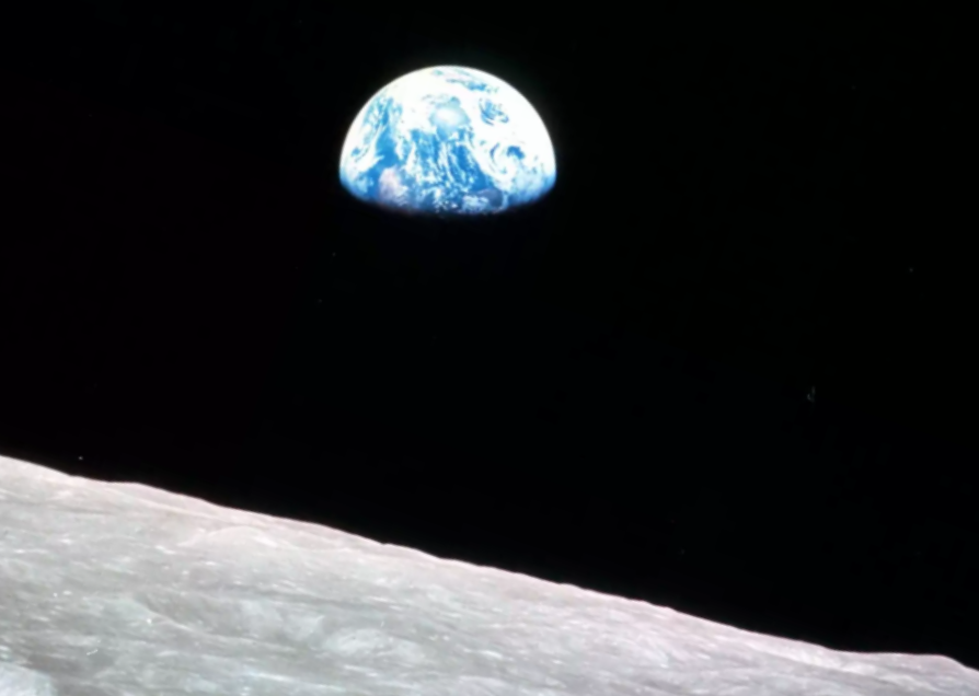 Восход земли на луне фото