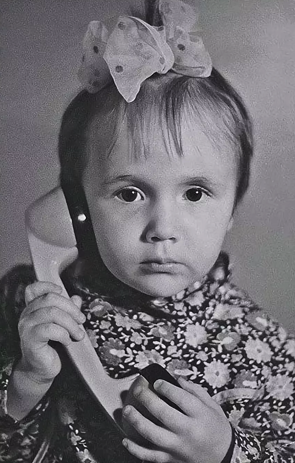 Мария Бутырская в детстве