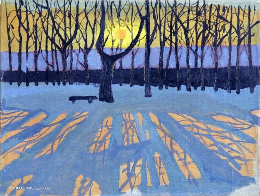 Попков, Виктор (1932-1974) Заходящее солнце