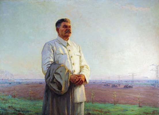 Иосиф Сталин, плакат 1930-х годов. Изображение с https://softsalo.com/sovet_41_politik/politik_8.html
