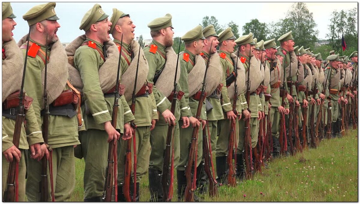 Форма солдата Российской армии 1914
