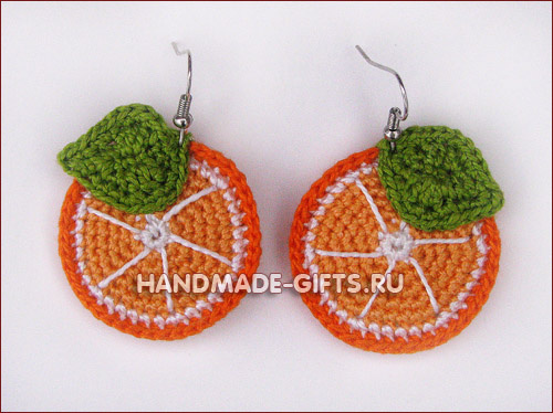 Серьги Апесьсинки (фото взято из интернета)