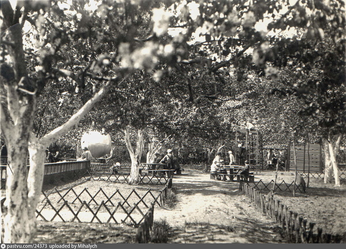 Парк имени Прямикова, 1934 - 1937 г. Источник:http://oldmoscow.prestige.ru/1930/Taganka/