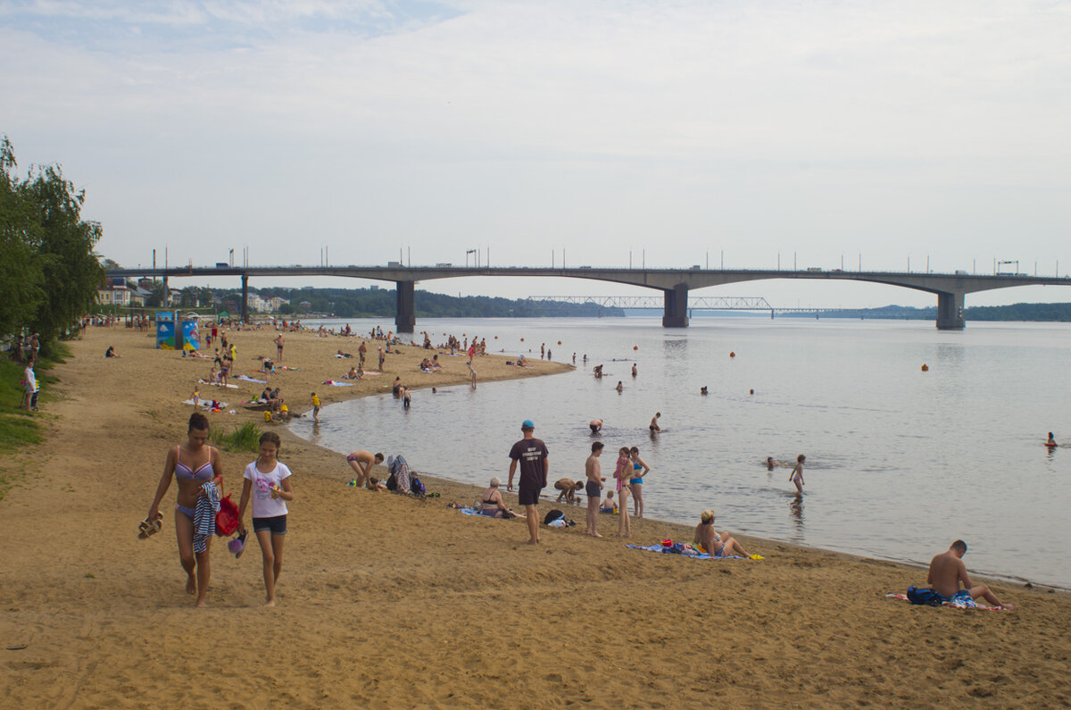 Центральный пляж Костромы. Источник изображения: https://k1news.ru