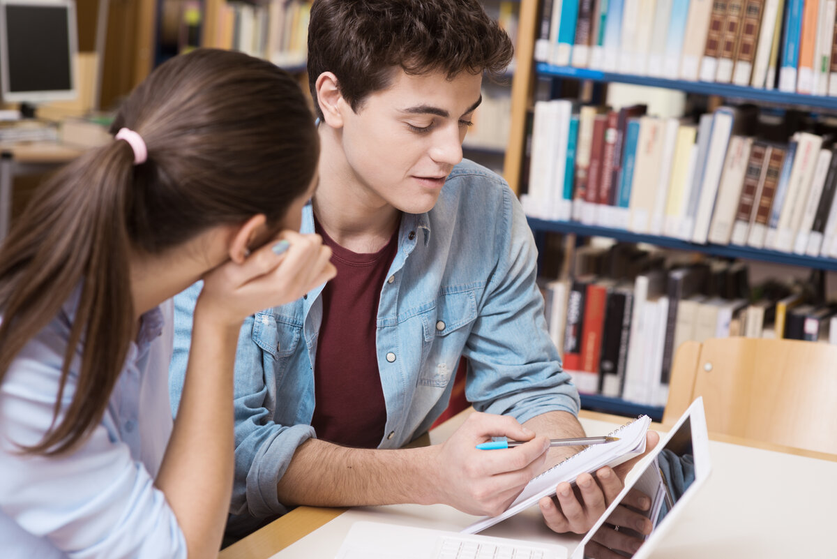 Studying together