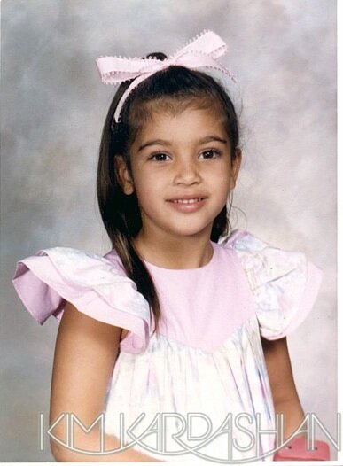 Ким Кардашян в детстве