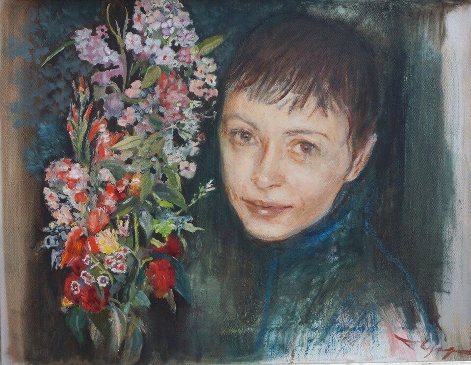 Лидия Чупрякова Портрет 45×35 хм 2013 г