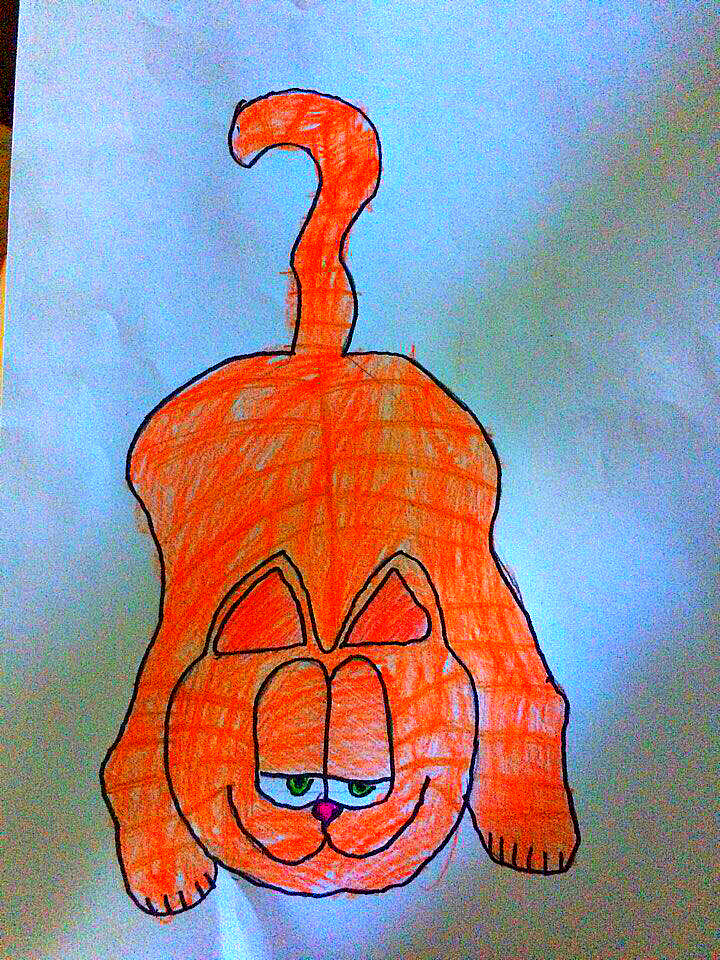 Автор рисунка - Кунов Матвей (Кот Гарфилд)