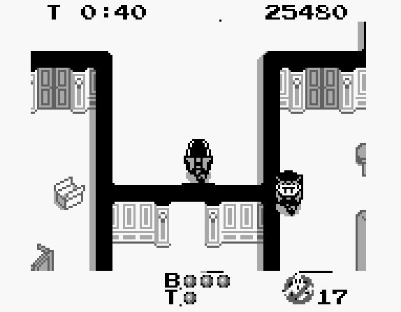 Ограниченный искусственный интеллект в игре «Ghostbusters II» на Game Boy способен причинить игроку много проблем