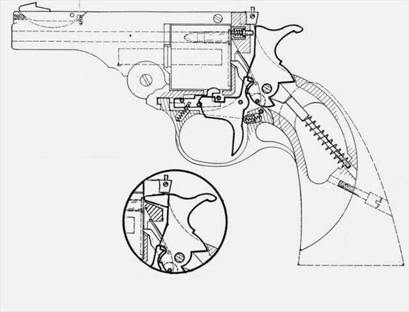 Weblear mark 6 подробный чертеж Малый калибр по старым рецептам: револьвер H&R 999 Sportsman Cocked and Locked Д