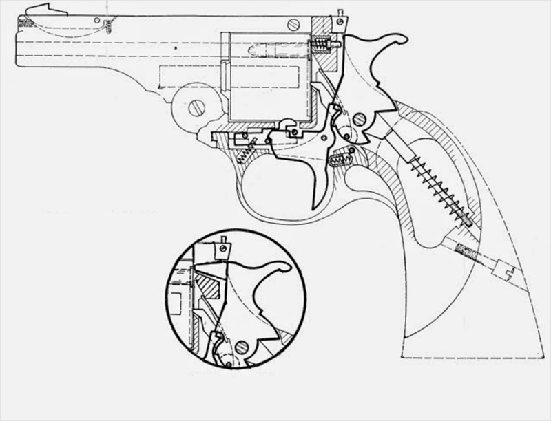 Устройство револьвера наган схема