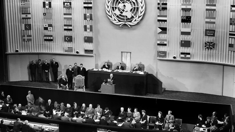 Подписание Всеобщей декларации прав человека