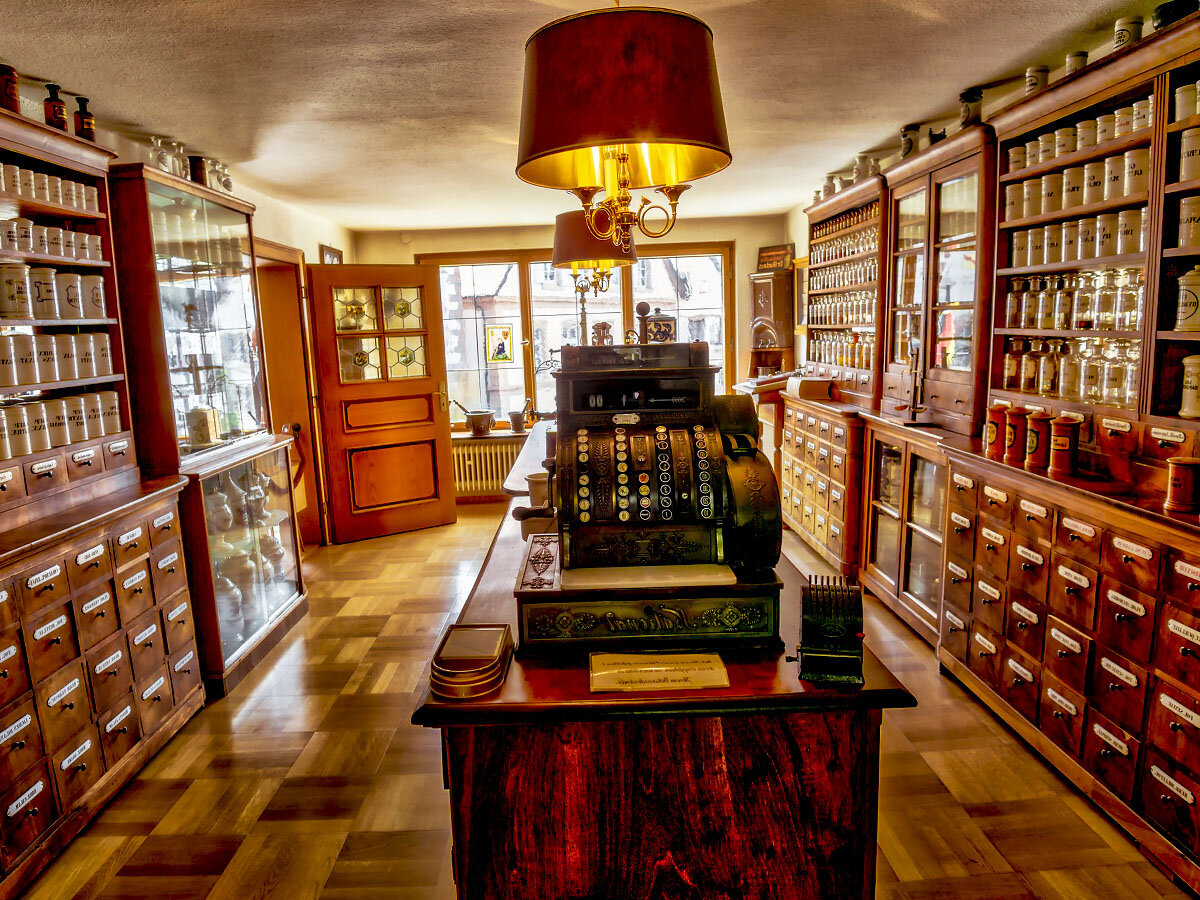 Аптека, начало прошлого век.