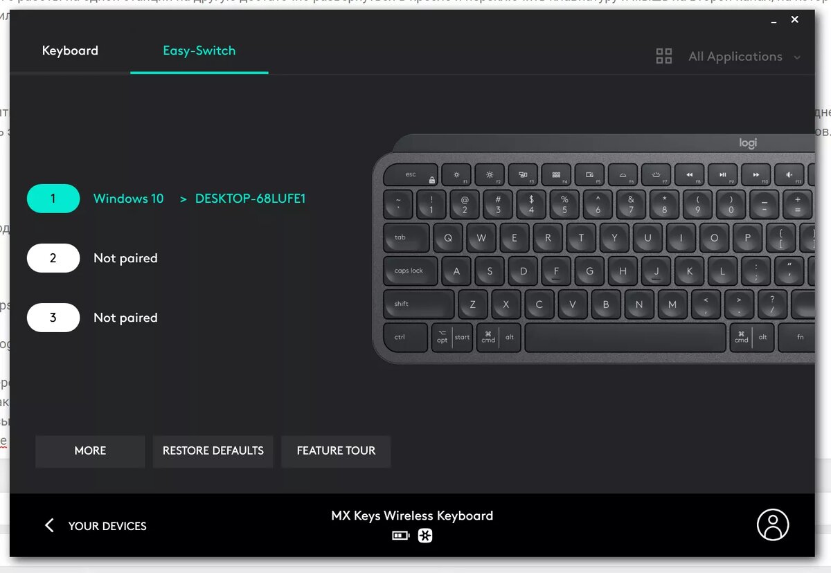 Беспроводная клавиатура keyron как подключить к компьютеру logitech wireless keyboard and mouse mk220 YouTube