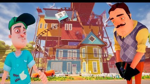 ШОУ ПРИВЕТ СОСЕД!ВОРУЕМ ВЕЩИ У СОСЕДА!ИГРА HELLO NEIGHBOR 3 АКТ ПРОХОЖДЕНИЕ!КОШМАР ШКОЛА!ЧЕЛЛЕНДЖИ!