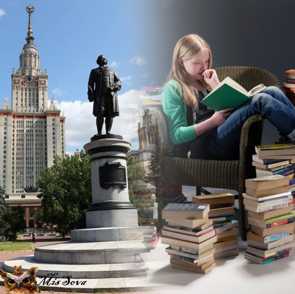 Учеба - трудное дело. На коллаже изображена не Алиса Теплякова. Коллаж авторский