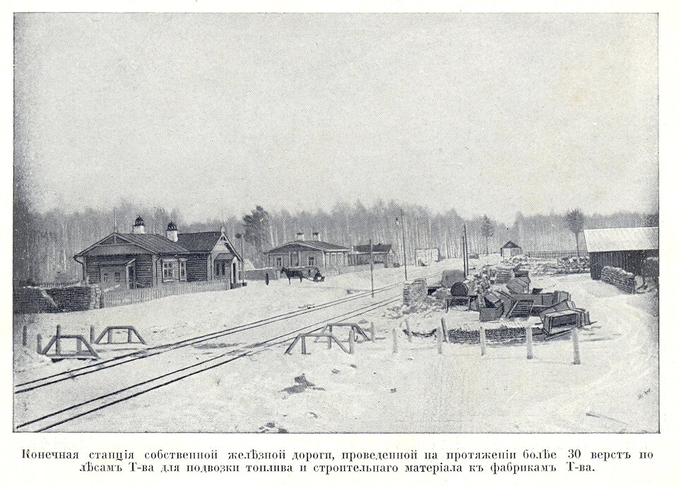 2. Архивная фотография буклета. Станция УЖД Коншиных Трояново