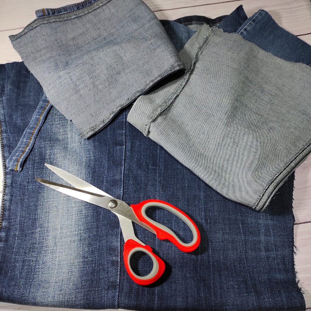 старые джинсы - в переделку