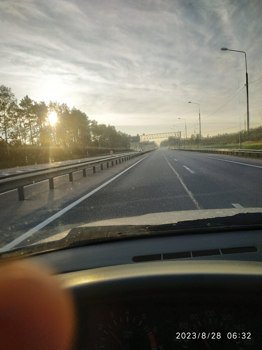 утро 28 августа, трасса МСК-Питер