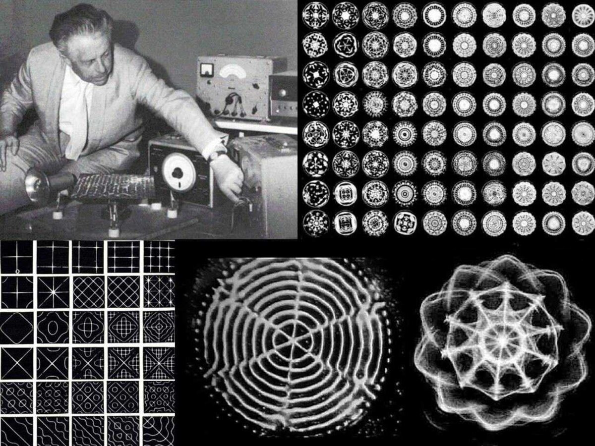 Доктор Ханс Йенни, швейцарский учёный, посвятил десять лет жизни изучению воздействия звука на неорганическую материю, фиксируя результаты этого воздействия на фотоплёнку. Данная наука, изучающая эффект звуковых волн на материю называется Киматика.