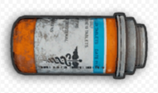 Вместо болеутоляющего также в игре можно использовать и энергетик, правда эффект от него будет намного меньше