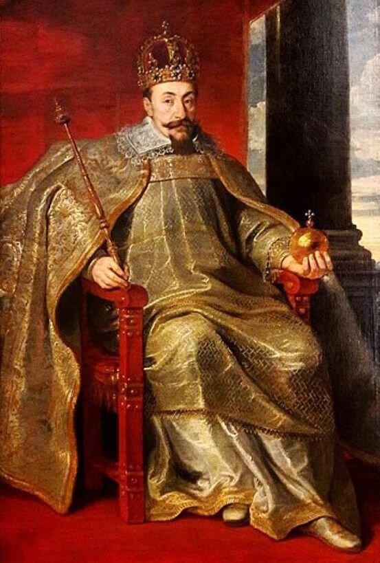 Портрет короля Польши Сигизмунда III Вазы, 1624-е годы. Худ. Питер Саутман