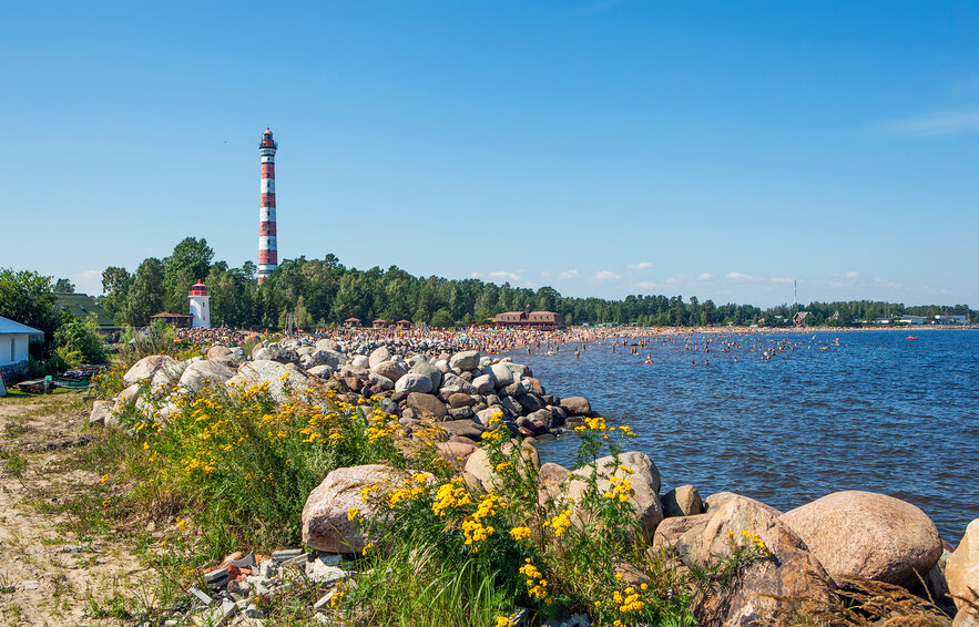 Осиновецкий маяк. Поселок Ладожское Озеро. Всеволожский район. Ленинградская область © Сергей Афанасьев / Фотобанк Лори