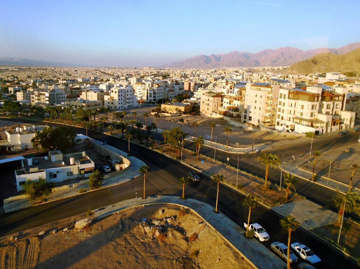 Акаба с высоты птичьего полета.