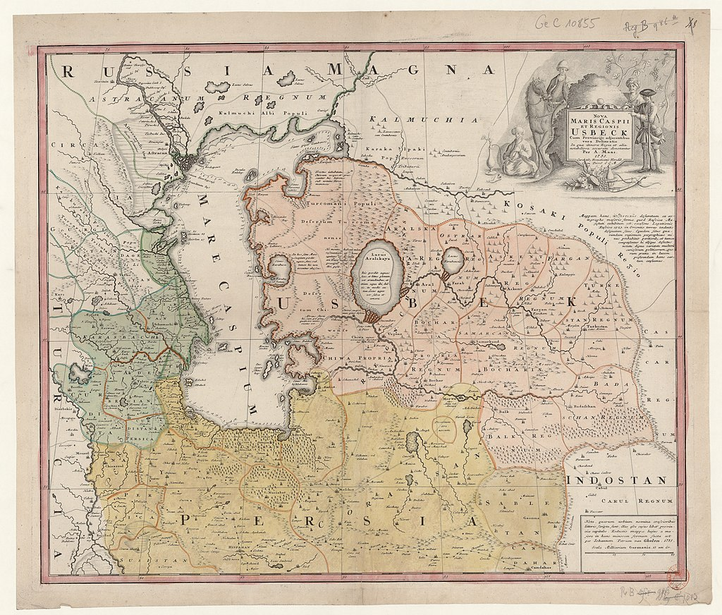 На карте 18 века уже встречается название региона -  "Узбек"