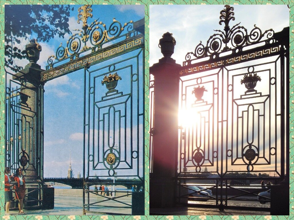 Источник фото: набор открыток "Скульптура Летнего сада", В. С. Шерстнов, Лениздат, 1974 г. и фото автора