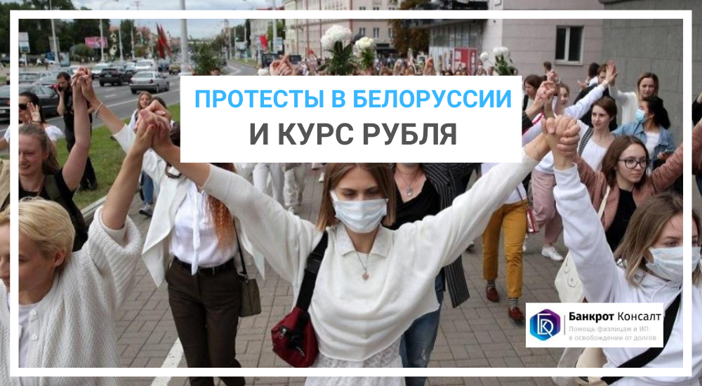 Протесты в Белоруссии и курс рубля