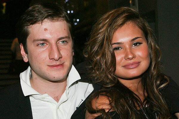 Резо Гигинешвили с первой женой Анастасией Кочетковой