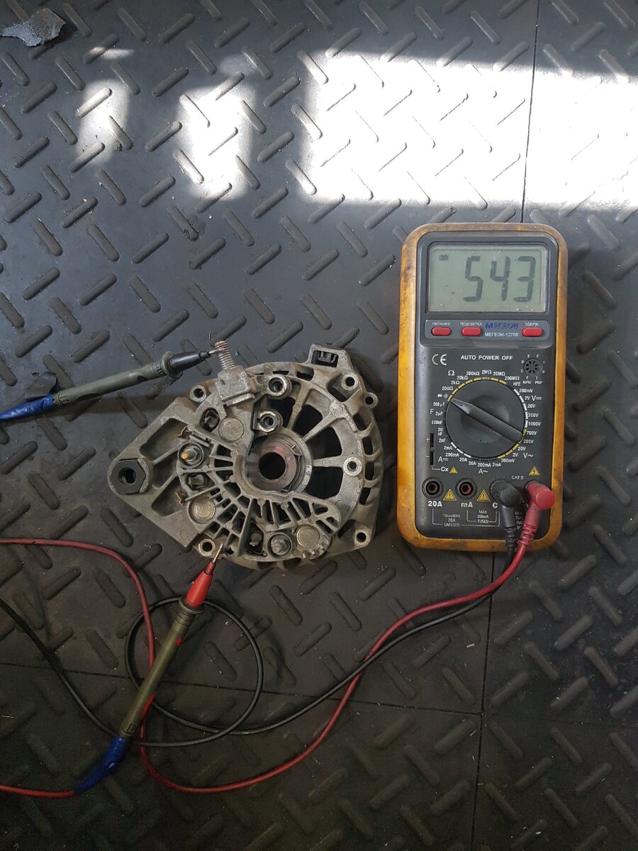 Проверка плюсовых диодов