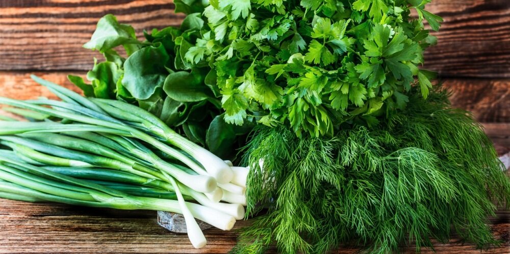 С зеленью и хлопот у меня много не будет, и на столе она будет радовать с ранней весны до самых заморозков.