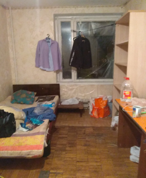 внешний вид комнаты, которую не сняли