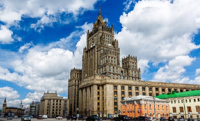 Московское здание в стиле сталинского ампира